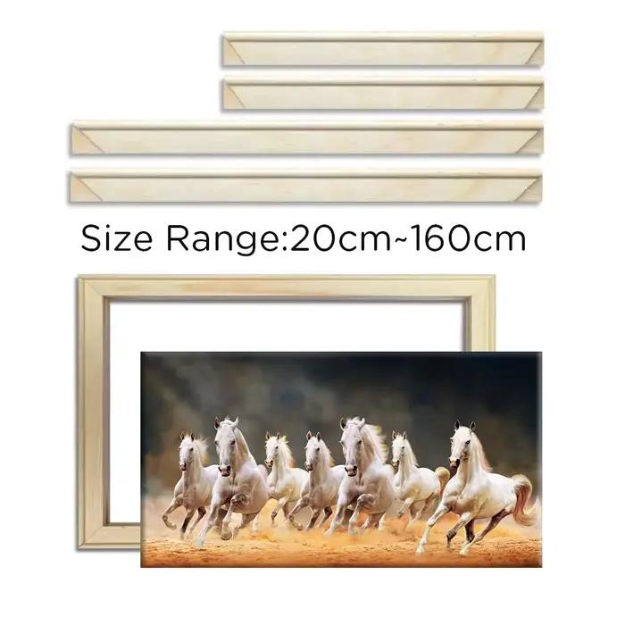 Grandes cadres photo en bois pour bricolage, cadre de peinture sur toile, barres d'étirement, peintu