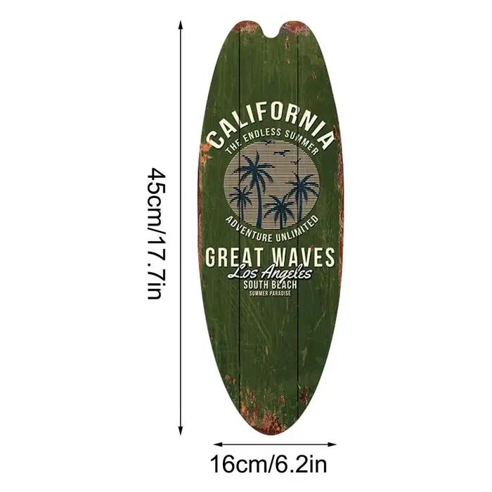 Décor de planche de surf en bois pour la maison, panneau mural, apparence exquise, décoration murale