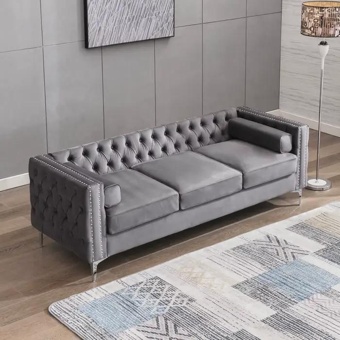 HORGgland O-Ensembles de meubles de salon, canapé sectionnel convertible avec rangement