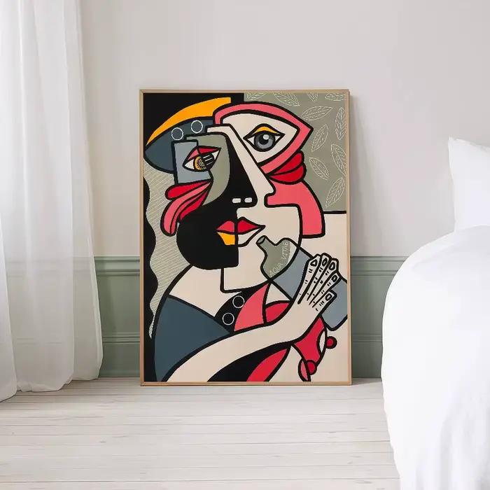 Affiches de film classique d'art Picasso abstrait, affiche de qualité HD, peinture artistique murale