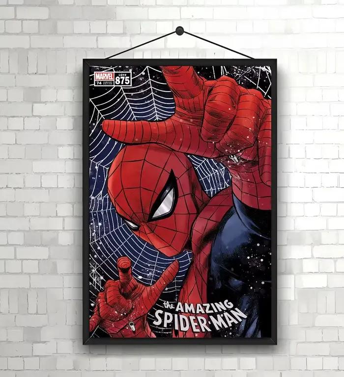 Affiche Spider-man Marvel Comics, impression de haute qualité, affiche murale en toile, affiche en t
