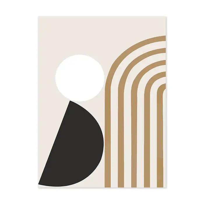 Affiches murales modernes et imprimés d'art mural de ligne abstraite minimaliste, pour décoration de