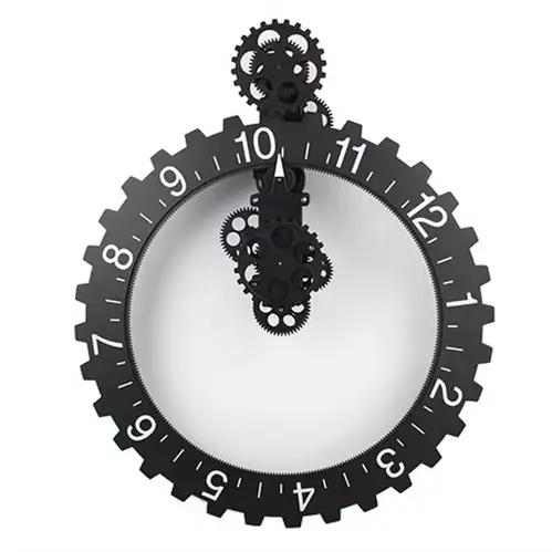 Maison créative classique de l'horloge à cloche continentale, horloge murale unique et incroyable po