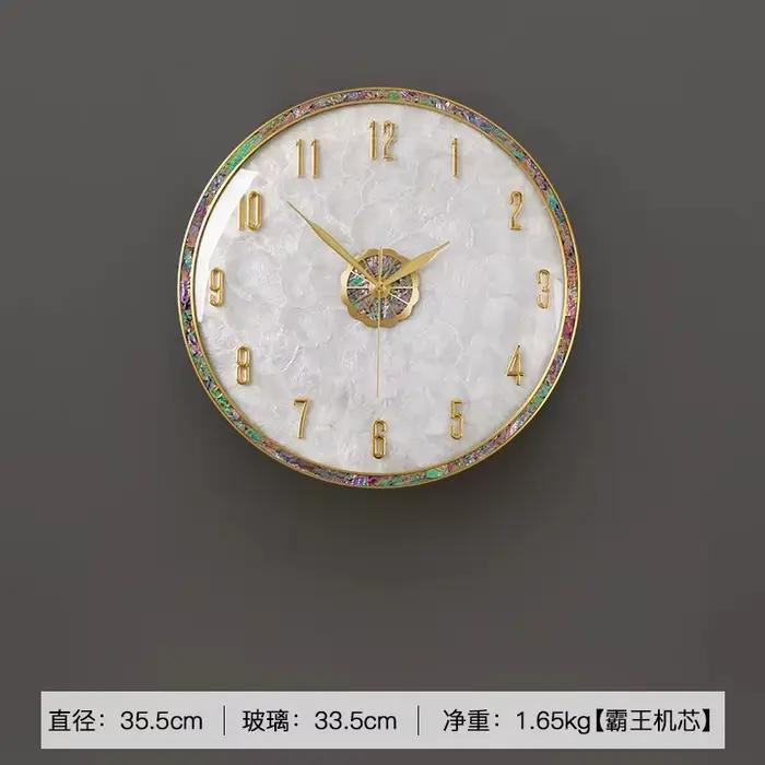 Horloge murale minimaliste Simple, ronde et classique, Design mécanique, intérieur de luxe, décorati