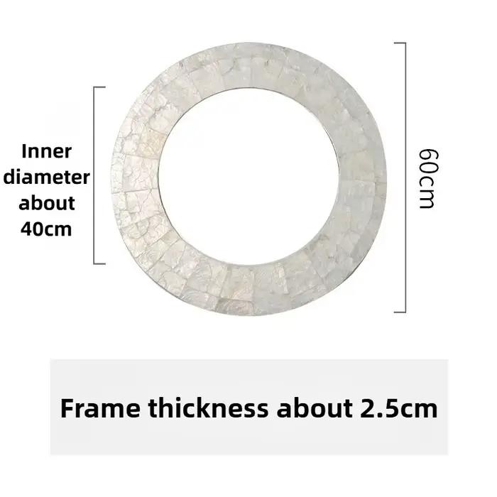 Miroirs décoratifs muraux pour salon, miroirs décoratifs en verre pour chambre à coucher, miroirs de