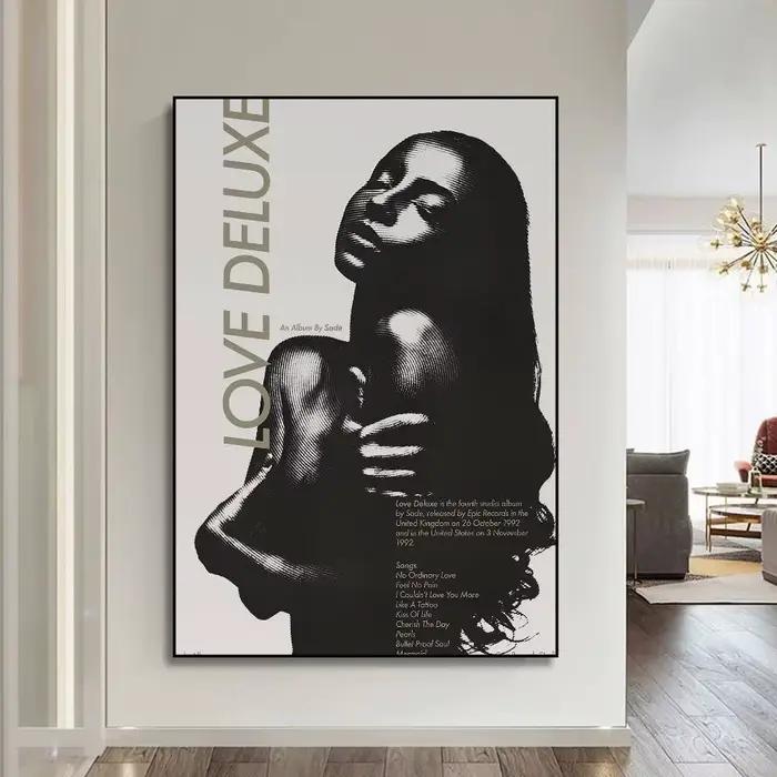 Affiches collantes de film Singer Sade, décor Vintage pour chambre, maison, Bar, café, peinture déco