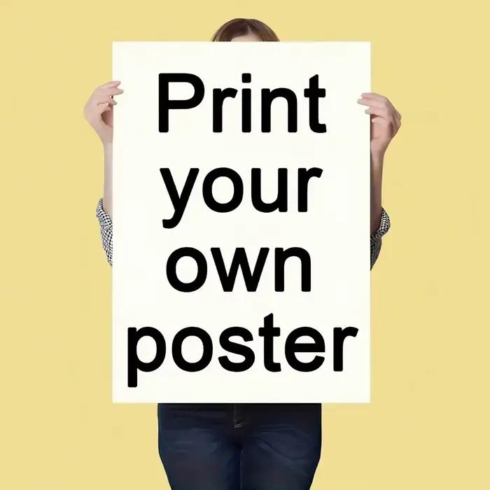 Impression personnalisée de votre propre poster sur toile |   Art mural personnalisé avec photo |   