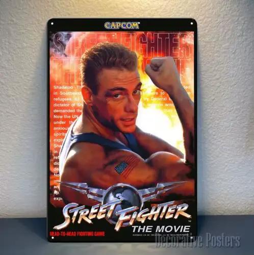 Affiche métallique de film de jeu vidéo - Taille : 20x30cm - aluminium