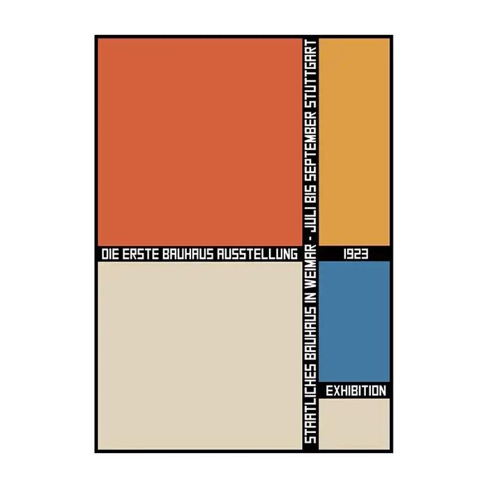Affiche Premium yeux de Bauhaus, peinture sur toile abstraite moderne géométrique, tableau d'art mur