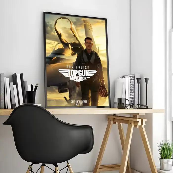 Top Gun Maverick – peinture de film moderne, calligraphie, affiche sur toile: sans plis, imperméable
