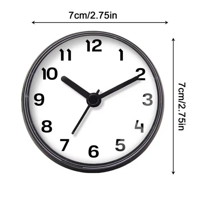 Horloge de douche murale étanche à ventouse, alarme à piles pour salle de bain, cuisine, intérieur, 
