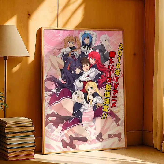 Affiche High School DxD Hero, décoration de la maison, impression d'art mural intérieur, affiches de