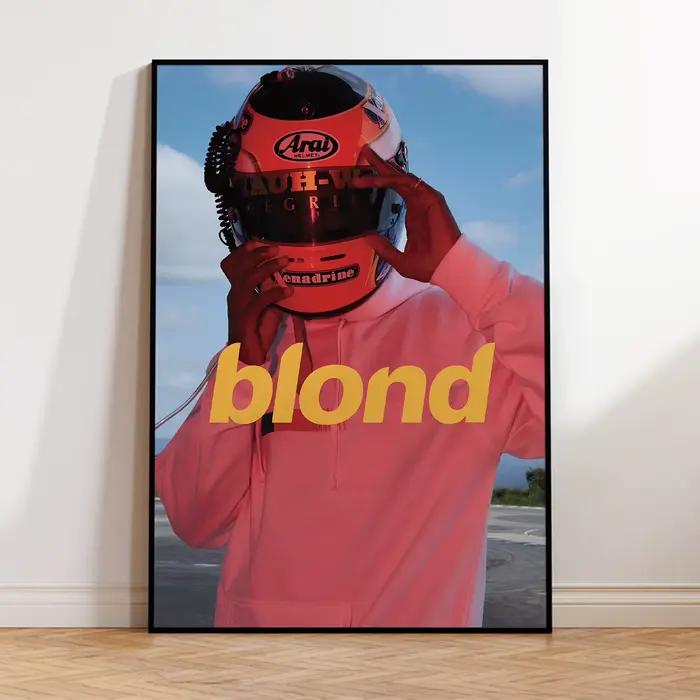 Affiches de peinture sur toile pour la décoration intérieure, course moderne, blonde, frank, océan, 