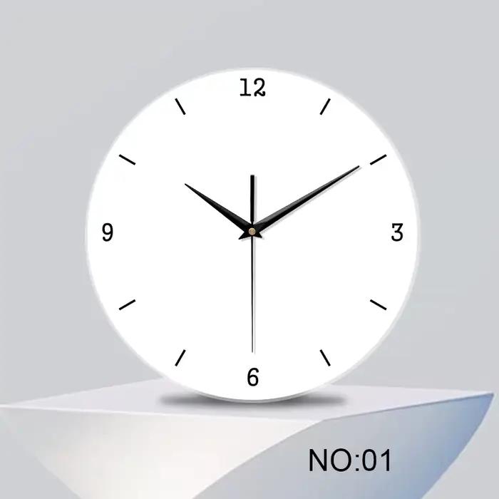 [Personnalisé] horloge murale Photo personnalisée-12 "14" horloge d'art à Quartz silencieuse avec vo