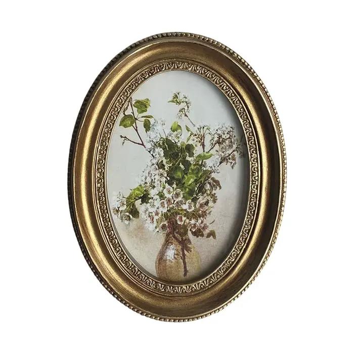Cadre Photo ovale rétro Table salon canapé chambre décoration cadre Photo cadre Photo décoration mur