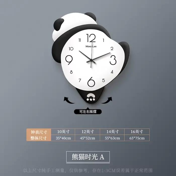Animal Kawaii horloge murale Unique salon pendule mignon horloge murale Design moderne Reloj Mural P