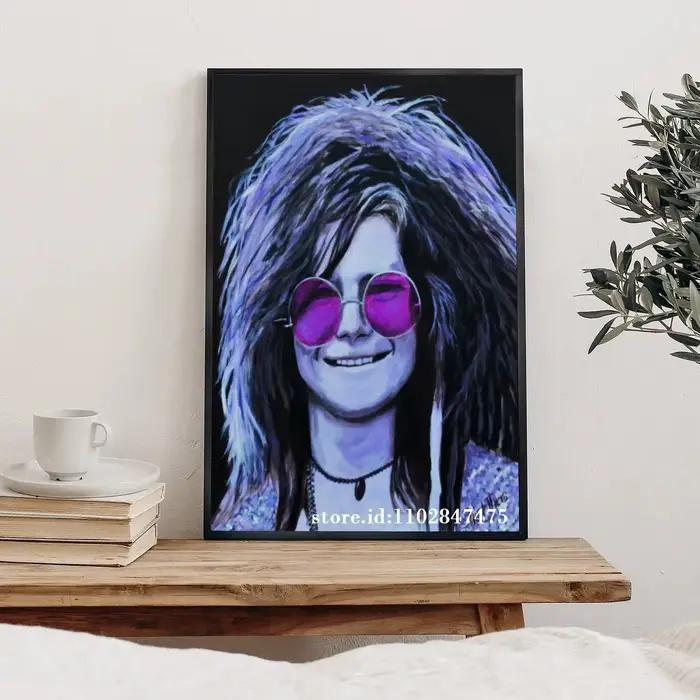 Janis Joplin affiche peinture décorative toile peinture affiche mur Art salon affiches chambre peint