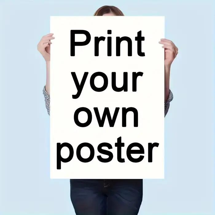 Affiches personnalisées à imprimer soi-même, impression sur toile de haute qualité, affiche de film,