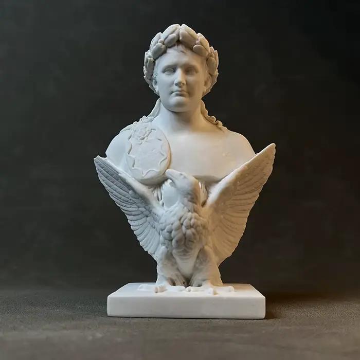 Sculpture de buste Napoléon moderne, modèle d'étagère, armoire à vin, Sculpture artistique décorativ
