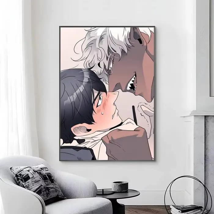 Affiches BL Manga Anime D-Dear Door, impression sur papier auto-adhésif, pour la maison, salon, cham