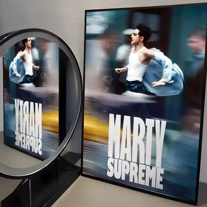 Affiche de film m-marty suprême, autocollants muraux élégants et abordables pour dortoir, salon et e