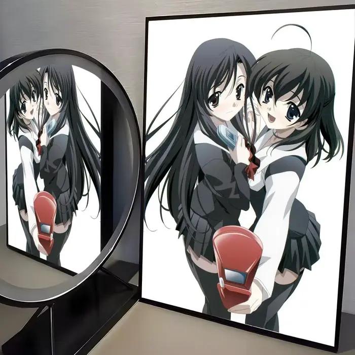 Affiche Anime School Days HD autocollante, décoration murale pour la maison, le bureau, la chambre à