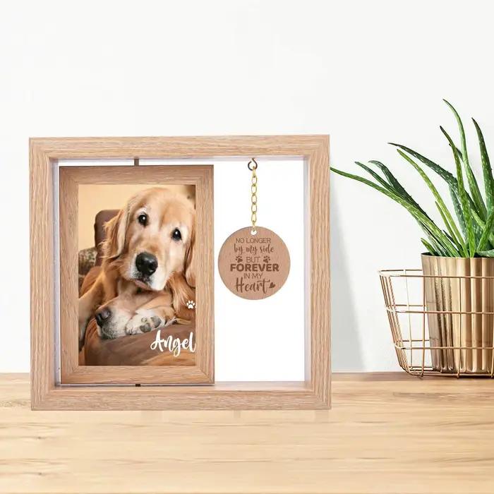 Cadre Photo en bois carte postale Photo cadre Photo en bois massif rotatif ornement de bureau cadre 