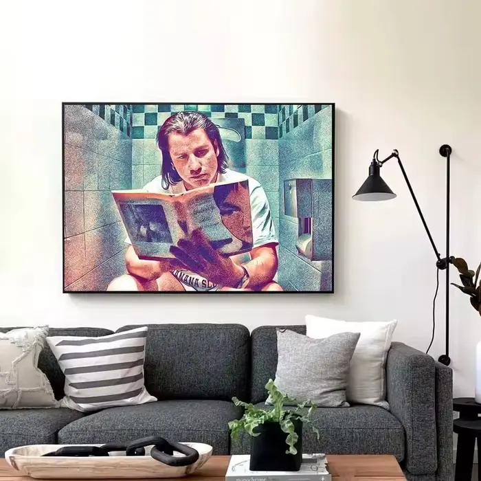 Pop Street Art Graffiti affiche esthétique films classiques pulpe Fiction toile peinture mur Art mai