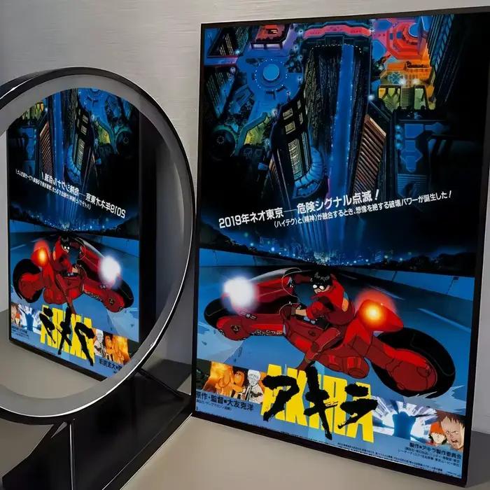 Affiche rétro du film Anime A-AkiraS, autocollant mural en papier PP moderne, décoratif minimaliste 