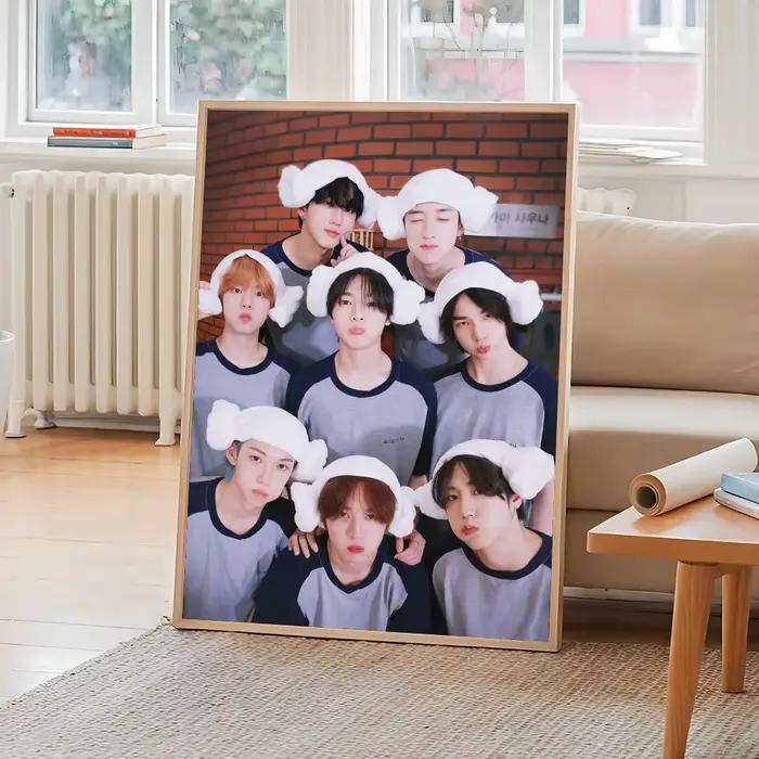 Affiche d'art Kpop S-Stray K-KidS, peinture artistique avec impressions, décoration pour la maison, 