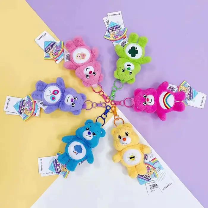 Soins ours en peluche Kawaii Carebears arc-en-ciel ours en peluche Anime passe-temps jouet porte-clé