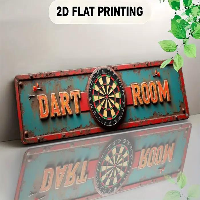 Panneau plat 2D en aluminium, un article de décoration mural intéressant en aluminium, fléchettes Vi