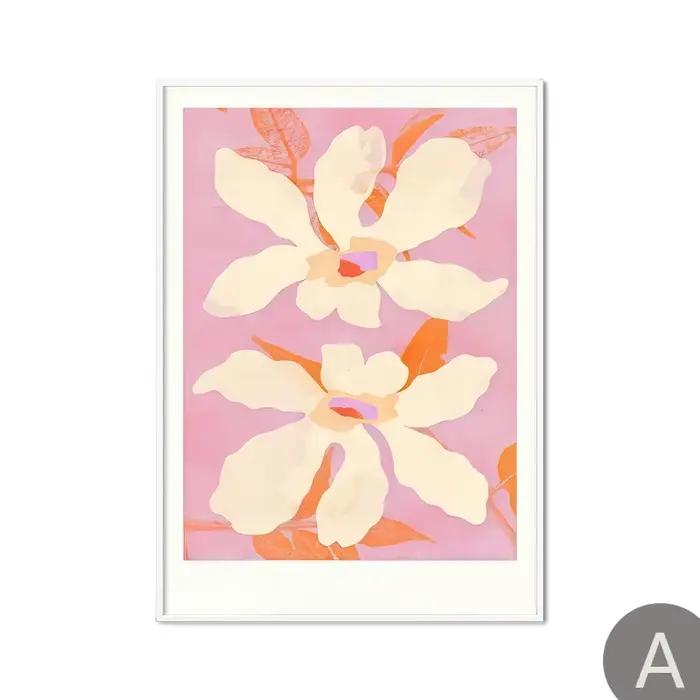 Affiches colorées fleur soleil abstrait mur Art toile peintures pour salon affiche nordique imprimer