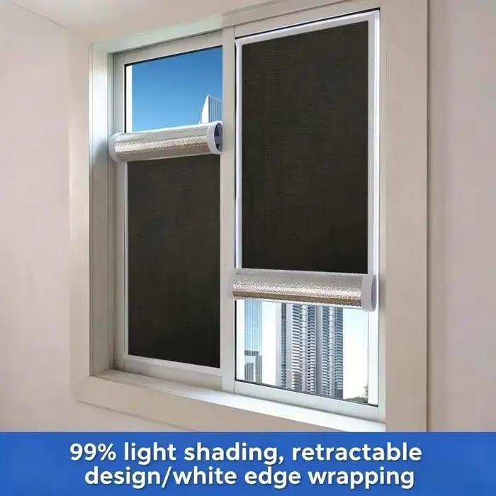 Rideau occultant pour fenêtre, occultant la lumière, protection contre les UV, isolation thermique, 