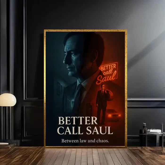 Affiche de la série télévisée Better Call Saul, autocollant en papier imperméable auto-adhésif, déco
