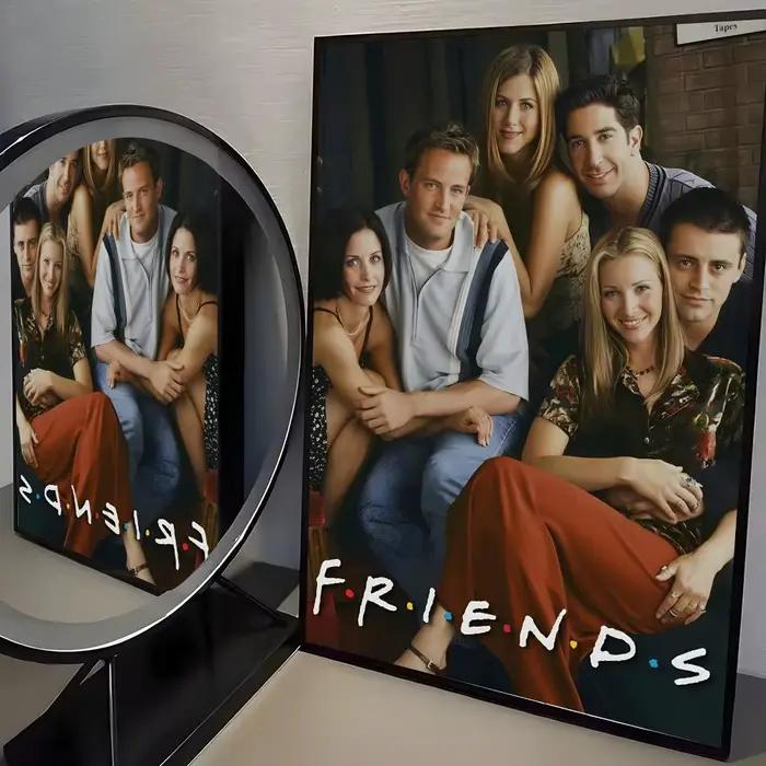 Affiche de l'émission télévisée F-Friends, autocollant parfait, art auto-adhésif conçu pour les espa