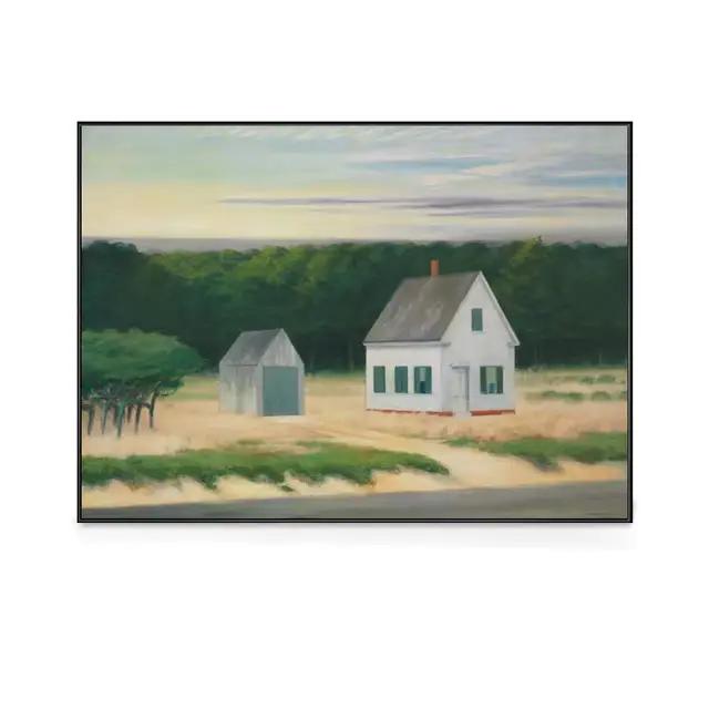 Tableau abstrait célèbre d'Edward Hopper, affiches et impressions sur toile, art mural moderne pour 
