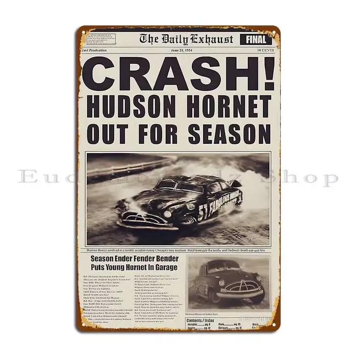 Crash Hudson légende Hornet affiche Obiaadylej Plaque métallique impression Bar fête cinéma créer af