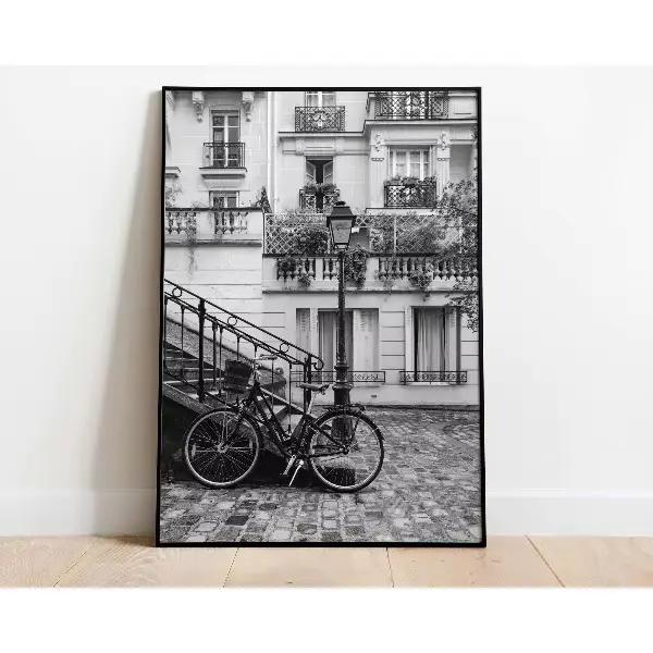 Affiche élégante noir et blanc, peinture sur toile vintage léopard féminin sexy, art mural de luxe p