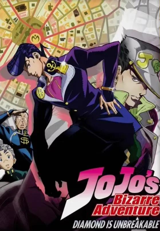 Jojo Bizarre Adventure minimaliste Anime mur Art affiche impression Anime Art décor affiche Anime Ma