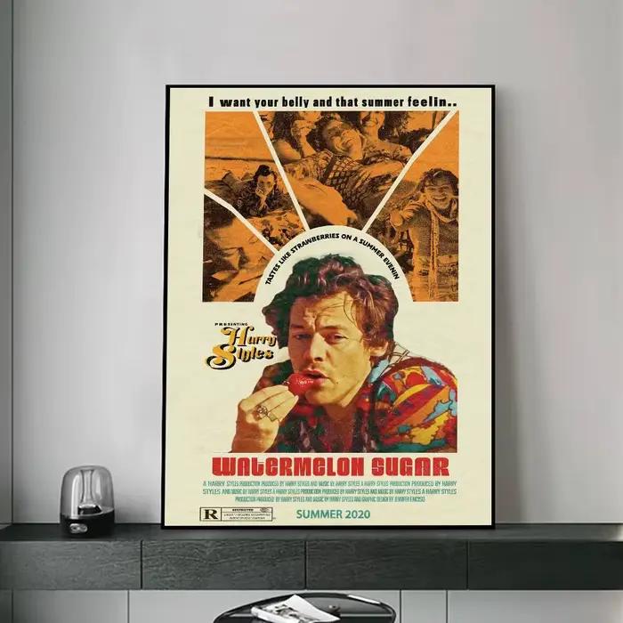 Affiche H-Harrys Singer Styles pour la décoration moderne dans les bureaux à domicile, les chambres 