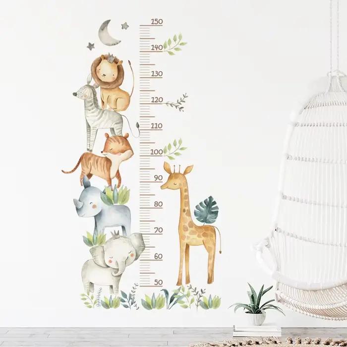 Autocollants Muraux avec Règle pour Chambre d'Enfant, Imperméables, PerfecPVC, Décoration de la Mais