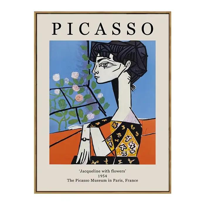 Affiche Vintage célèbre Van Gogh Monet Matisse Picasso, peinture sur toile imprimée rétro abstraite,