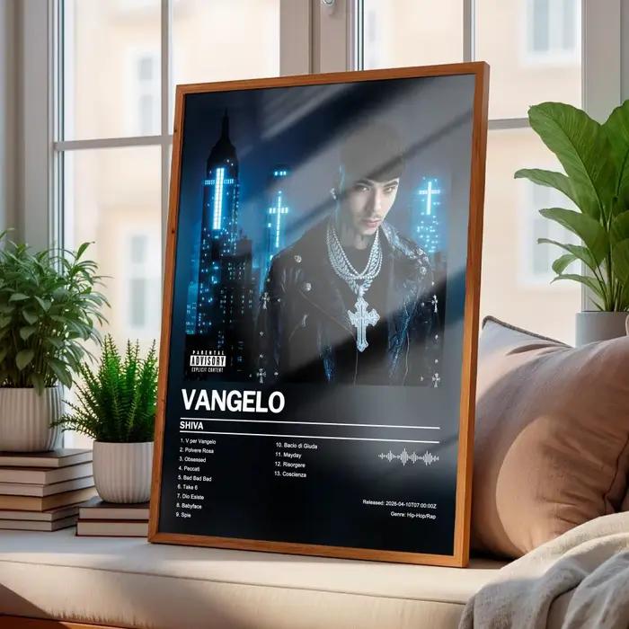 Shiva Vangelo – ensemble d'affiches d'album, couverture moderne, art mural pour chambre, peinture su