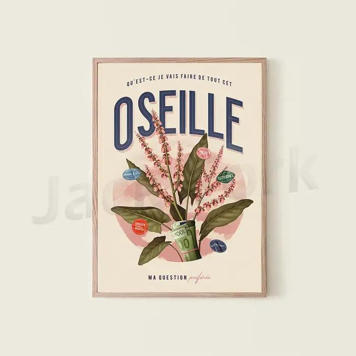 Oseille - Affiche, Garde la pêche - Affiche, Patates de forain - Affiche