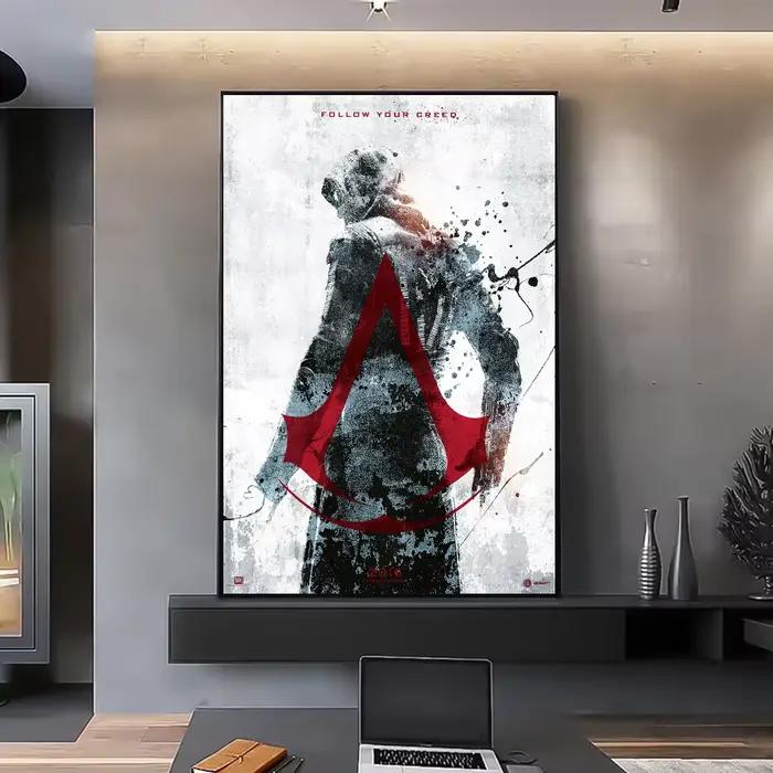 Affiche Murale Autocollante HD Étanche, Décoration Esthétique pour Maison, Salon, Chambre à Coucher,