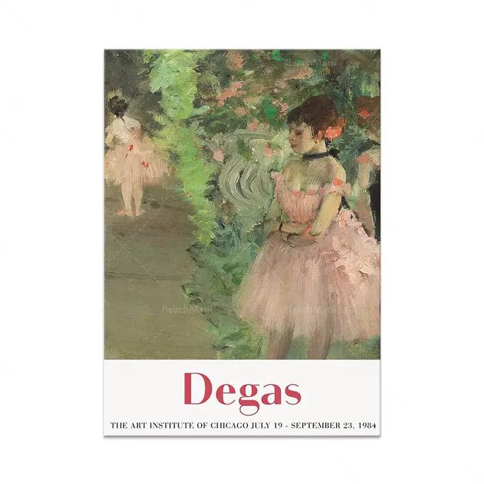 Affiche de ballerine avec téléchargement numérique, exposition d'art vintage, impression de danse et