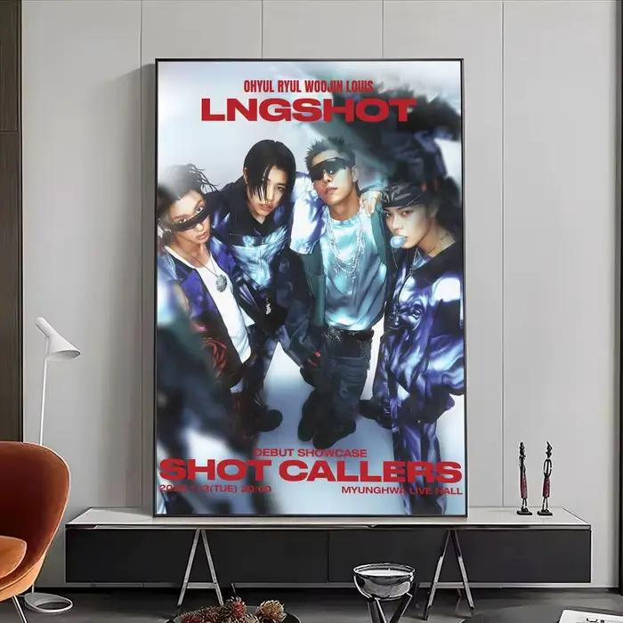Affiche de groupe de garçons LNGSHOT, affiches haute définition, art mural pour le salon et la décor