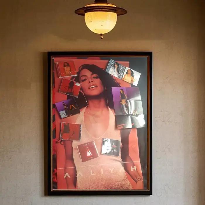 Chanteur a-aaliyah affiche HD art mur collant étanche maison salon chambre bar décoration esthétique