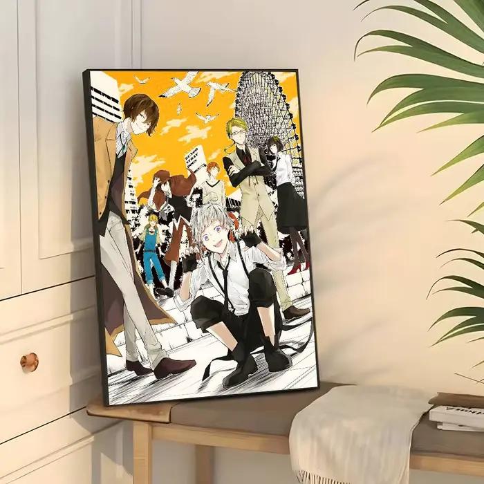 Affiche murale Anime b-bungo s-stray d-dogs, art imprimé adapté au salon, chambre à coucher, bar, sa